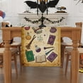 thumbnail image 2 of Linen Halloween Table Runner 72 Inches Long Boy Birthday Party Decorations and Supplies for Home Kitchen Dining Room Table, 2 of 6