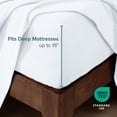 thumbnail image 5 of Bare Home Cozy Fleece Fitted Sheet - Extra Plush Polar Fleece - Deep Pocket Bed Sheet - Full, White, 5 of 7