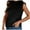 Black, variant on Tank Tops for Women Camisole Mock Neck Knit Sweater Vest Sleeveless Ribbed Pullover Undershirt,Blue,M