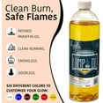 thumbnail image 2 of Hyoola Liquid Paraffin Lamp Oil - Odorless Clean Burn, Smokeless Tiki Torch Fuel, Yellow, 1 Quart (32 Ounce), 1-Pack, 2 of 5