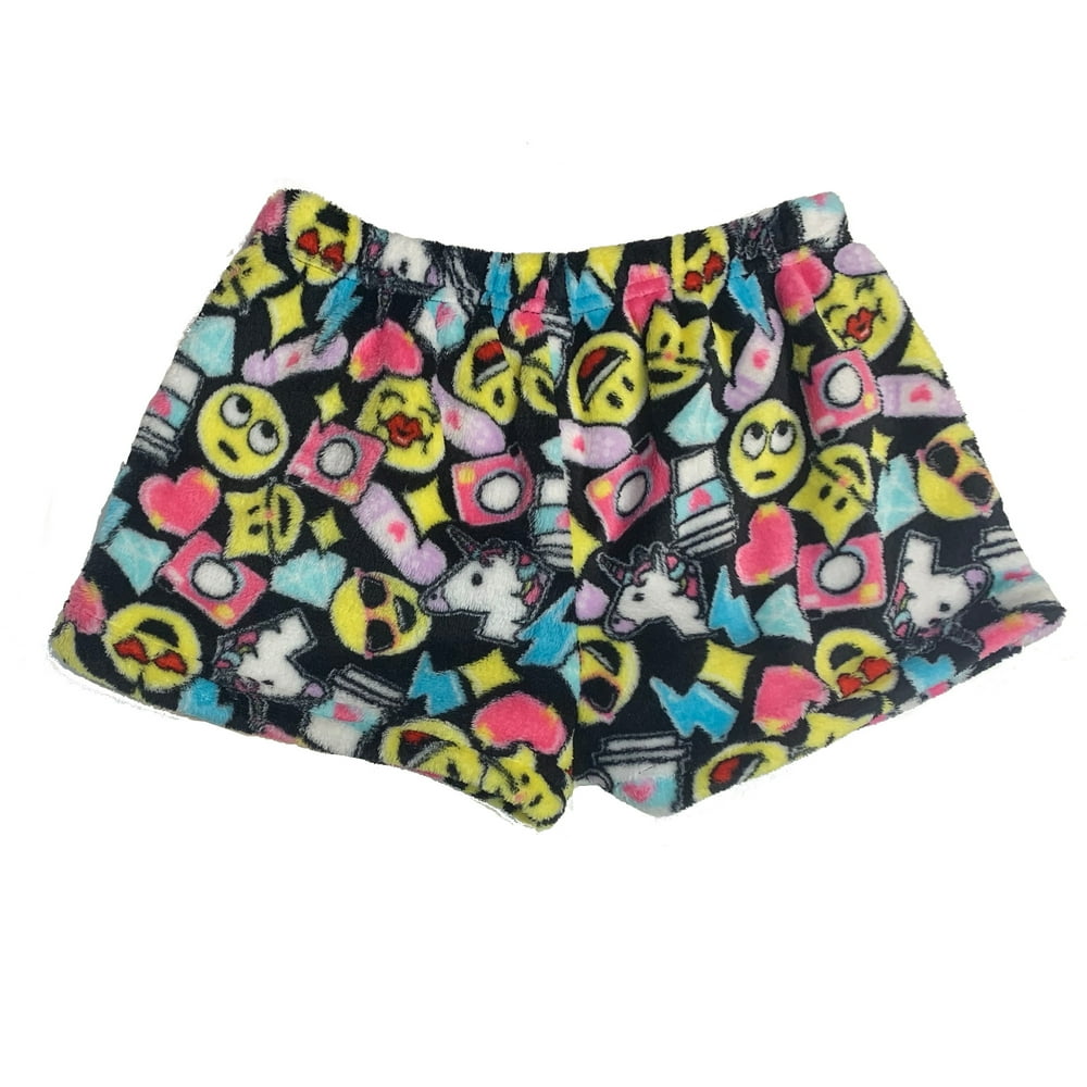 Popular Popular Girl's Fuzzy Fleece Plush Pajama Shorts