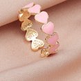 thumbnail image 1 of Y Anillo Ajustable Abertura De Moda En Forma De Corazón Para Mujeres Anillo Redondo Joyería Para Niñas Anillos, 1 of 4