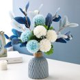 thumbnail image 3 of stanreset ABS Cloth Artificial Flower Portable Simulation Vivid Replacement Hotel Coffee House Wedding Fake Flowers Ornament Type 2, 3 of 6