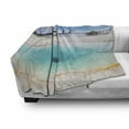 thumbnail image 3 of Yellowstone Soft Flannel Fleece Blanket, Volcanic Hot Spring in Yellowstone Park Snowy Winter Sky Landscape Picture, Cozy Plush for Indoor and Outdoor Use, 60" x 80", Turquoise Blue, by Ambesonne, 3 of 6