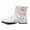 White, variant on Men's Vintage Cracked Leather Ankle Boots, Adjustable Buckle Strap Casual Boots Retro Distressed Biker Boots for All Seasons Black & White