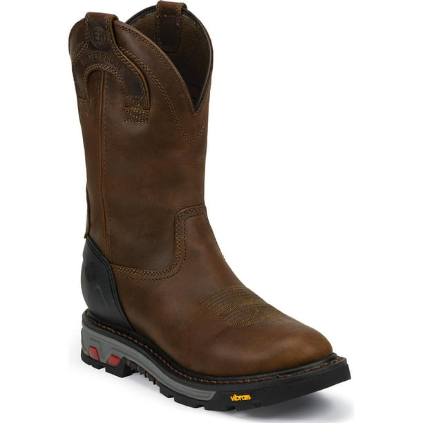 justin men's wyoming insulated waterproof work boots