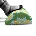thumbnail image 5 of Ethnic Foot Rest, Mandala Inspired Silhouettes Concentric Motifs, Non-Slip Backing Adjustable Ergonomic Memory Foam Leg Support for Office, Green Mustard White, by Ambesonne, 5 of 5
