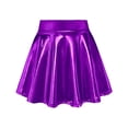 thumbnail image 6 of Girls Metallic Skater Skirt Christmas Halloween Cosplay Skirts Shiny Pleated Short Skirt Kids Dance Performance Party Skirt, 6 of 7