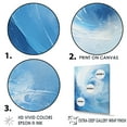 thumbnail image 3 of Designart "Swirling Blue Wave Spiral III" Abstract Spirals Canvas Wall Art, 3 of 7