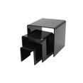 thumbnail image 2 of FixtureDisplays® 2"3"4"Black Plexiglass Lucite Acrylic Display Risers -1/8" Thick 20004, 2 of 4