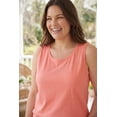 thumbnail image 2 of Woman Within Plus Size Perfect Scoopneck Tank (Petite Available), 2 of 6