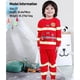 thumbnail image 3 of Uds. Pijamas para niños pequeños, conjunto de ropa de dormir para Halloween, cumpleaños, bombero, policía, fútbol, baloncesto, 3 of 3