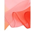 thumbnail image 4 of INSPIRE CHIC Foulard pour Femme en Mousseline Soyeuse à Dégradé de Couleurs Légère Longue Foulard Châle Rouge Orange Rose, 4 of 7