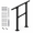 Black-Straight-2 Step-1, variant on Black-Stair Railing 2 Step 1 2ft W X 36in H Outdoor Porch Balcony Stair Deck Guard Rail Kit