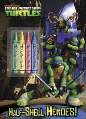 Color Plus Chunky Crayons: Half-Shell Heroes! (Teenage Mutant Ninja Turtles) (Paperback) - image 2 of 2