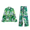 thumbnail image 1 of 2022 mujeres primavera nueva moda Floral estampado Blusas sueltas Vintage manga larga abotonada camisas femeninas Blusas Chic Tops + falda traje Tan Jianjun unisex, 1 of 2