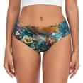 thumbnail image 1 of Balery Colorful Plant Turtle Ropa Interior de Algodón para Mujer con Dibujo – Braguitas Cómodas y Elásticas, Estilo Clásico-Medium, 1 of 6