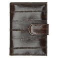 thumbnail image 4 of Genuine Eel Skin Credit Card Case with Snap Closure E 570, 4 of 6