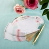 Floral Wedding Advice Card - Teapot Shape (Set of 50)