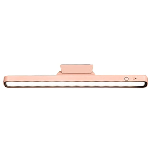 Lámpara de escritorio magnética Stentless Atmosphere Lámparas de mesa 2000mAh para armario (rosa)
