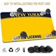 thumbnail image 5 of Anti Theft License Plate Screws, Anti Theft License Plate Frame Bolts Tamper Resistant Fasteners, Stainless Steel License Plate Screws, 1/4"(M6) Secu, 5 of 5
