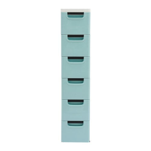 TFCFL 6 Drawers Free Standing Storage Cabinet Narrow Space Storage Cabinet Organizer for Home Office