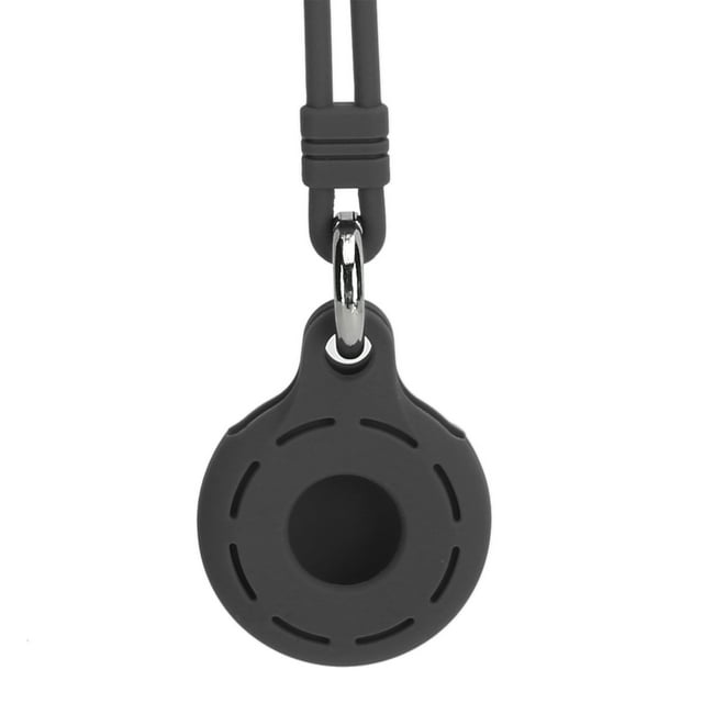 Silicone Locators Cover, Scratch Resistant Lightweight Drop Proof Wear Resistant Waterproof Anti Lost Locator Protector for Home for Office for Travel Black