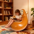 thumbnail image 7 of Yhmxh Cute Monkey Inflatable Chair, Portable Brown Folding Inflatable Blow Up Couch with Backrest, Comfortable Lazy Recliner Chair Air Sofa for Indoor Outdoor Travel Camping, Playroom & Outdoor Use, 7 of 7