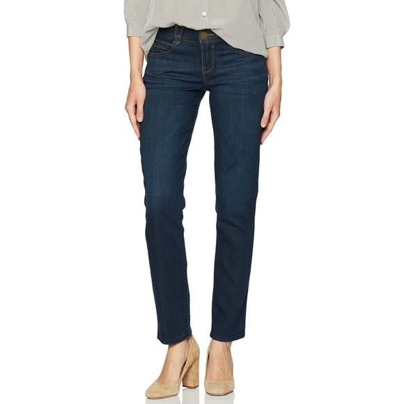 Democracy Jean Droit Ab Solution pour Femmes, Indigo, 12