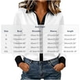 thumbnail image 3 of Admvng Women's Tops Button-Down Shirt Long Sleeve Casual Leisure Elegant Blouse, 3 of 5