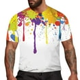 thumbnail image 4 of Ierhent T-Shirts for Men Gym Active T Shirt Moisture Wicking(White,4XL), 4 of 4