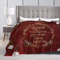 thumbnail image 1 of Outlander Wedding Vows Super Soft Warm Micro Fleece Flannel Blanket -Y476, 1 of 5