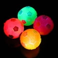 thumbnail image 4 of Flmtop LED Flashing Bouncing Music Hedgehog Soccor Ball Football Squeeze Kids Toy Gift, 4 of 6