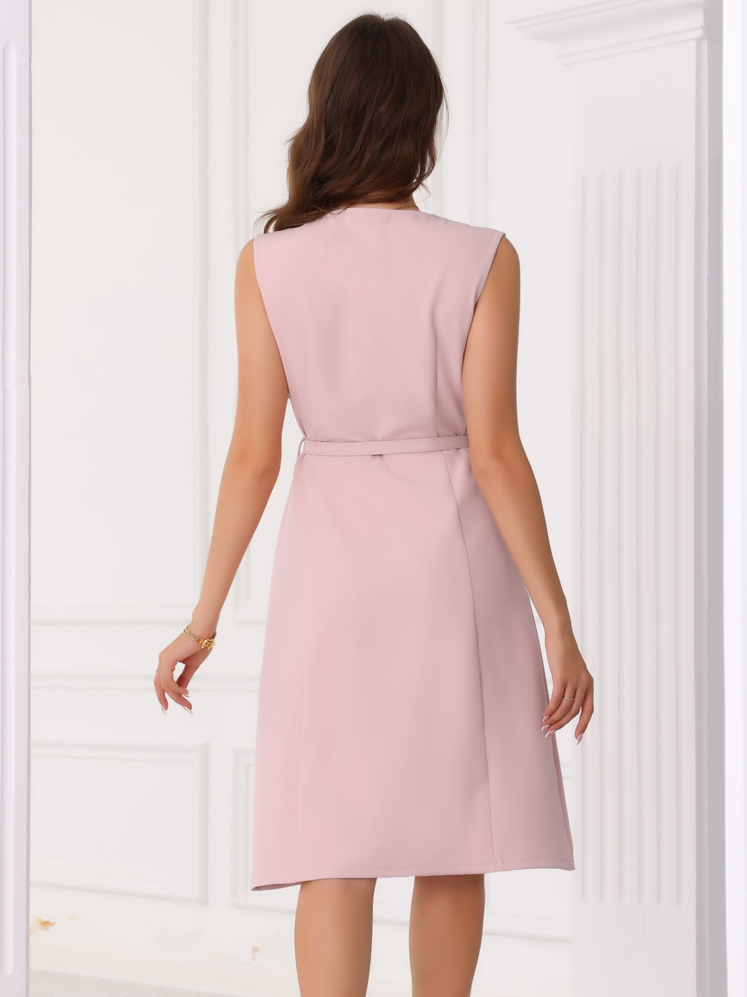DARING DIVA Sleeveless A-Line Dress XL Pink