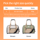 thumbnail image 4 of Transportín suave para perros y gatos pequeños, portátil, transpirable, plegable, bolso de hombro, bolso de viaje para cachorros y gatitos, gran espacio, 4 of 5