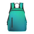 thumbnail image 1 of Fotbe Green Turquoise Teal Mochila Ligera para Hombres y Mujeres - Duradera y Resistente al Agua, Ideal para Escuela, Trabajo, Viajes y Uso Diario, 1 of 7