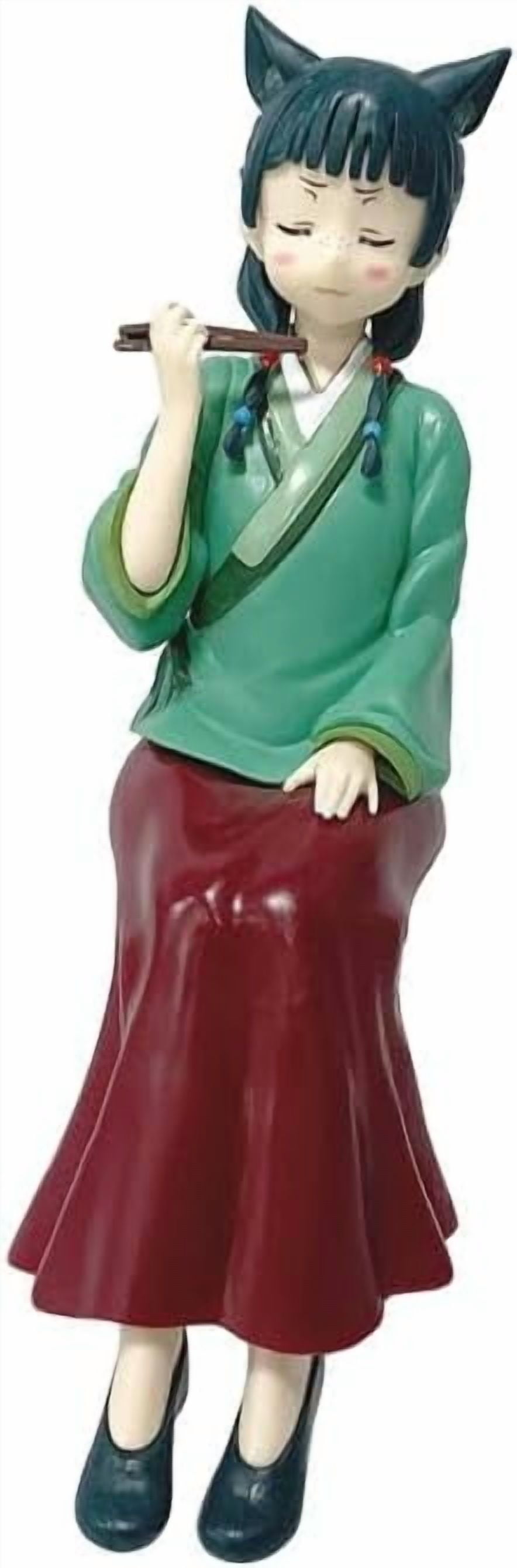 New Maomao Figure, Cat Ears Maomao Action Figure Handmade PVC Anime Cartoon Manga Game Character Model Statue Collectible Craft Gift (a)