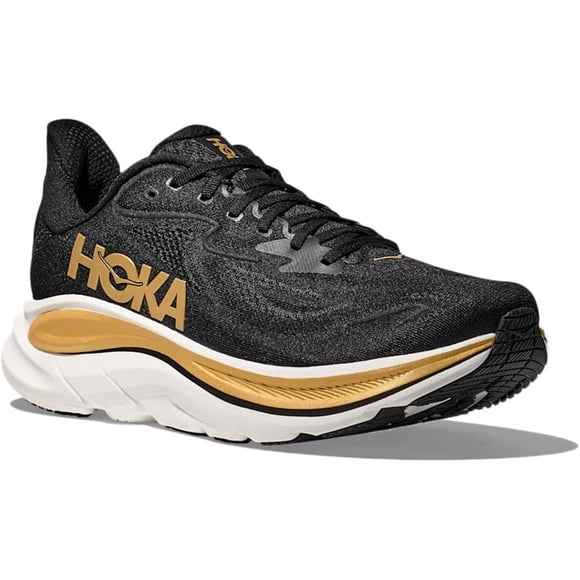 Hoka Men's Clifton 10 Black/Gold Running Shoes