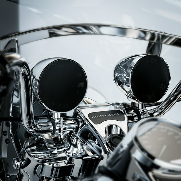 GoHawk TR42-Titan Waterproof 4.1-Channel Amplifier Motorcycle Bluetooth Stereo 2 Speakers Audio System Harley ATV 4-Wheeler USB FM Radio