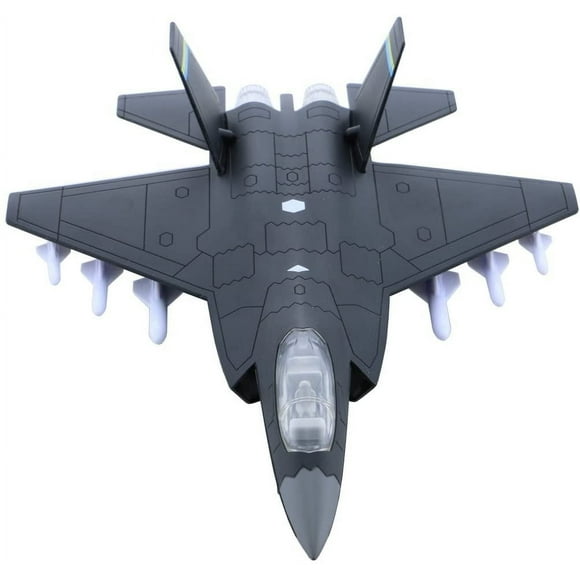 Alloy Planes/Airplane/Aircraft Toy with Pull Back Stealth Bombers and Fighter Planes , Diecast Fighter Jets, Black