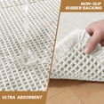 thumbnail image 4 of JIATER Waffle Bathroom Rugs Non-Slip Washable Bath Mat Super Absorbent Quick Dry, 4 of 9