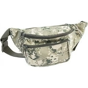 Xtitix Military Tan Digital Camouflage 3 Zipper Pocket Fanny Pack Waist Bag Camo