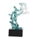 thumbnail image 5 of Taihu Estatua de Piedra Escultura Arte Artesanía Colección Creativa Figura Decorativa Adorno de Escritorio para Mesa de Comedor Estante de Escritorio Verde, 5 of 8