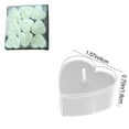 thumbnail image 2 of Tea Candles Heart Romantic Candle Small Sweet Wedding Party and Home 1.5-2 Hours Extended Burn Time Votive Parties Tealight Wishing Bulk Birthday Halloween Emergency Family 9 Pack, 2 of 7