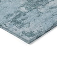 thumbnail image 5 of HomeRoots 586187 5 x 8 ft. Floral Washable Indoor & Outdoor Rectangle Area Rug, Teal Blue, Aqua & Gray, 5 of 5
