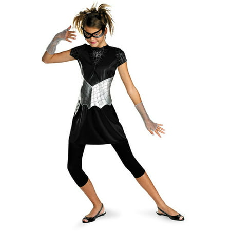 Black Suited Spider-Girl Teen Halloween Costume