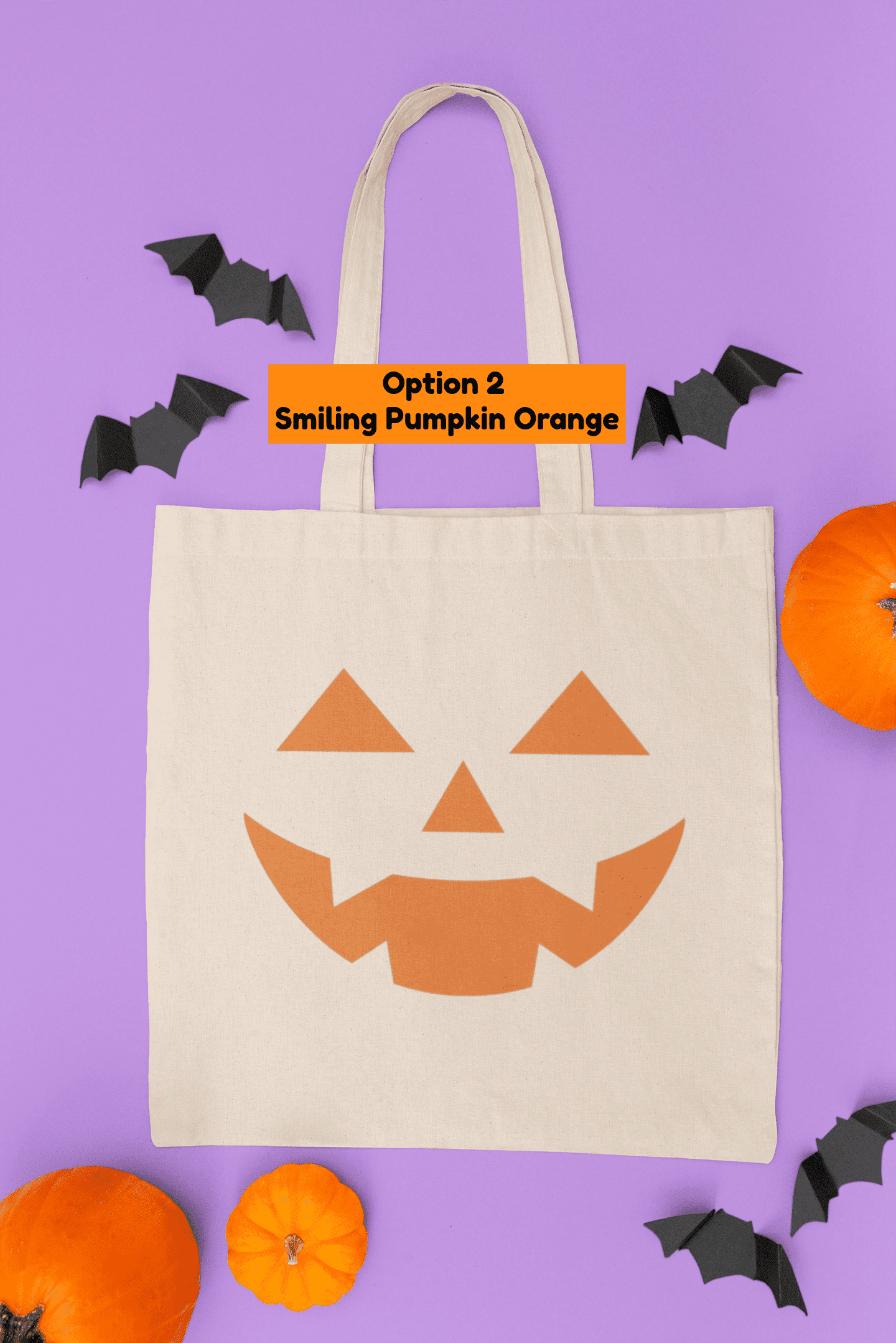 GXVUIS Hello Pumpkin Canvas Tote Bag – Aesthetic Fall Design, Reusable Large Shopping Bag - View #3