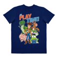 thumbnail image 1 of Playera Para Niño Disney Toy Story Cuello Redondo Manga Corta Talla 6 Azul Marino, 1 of 1