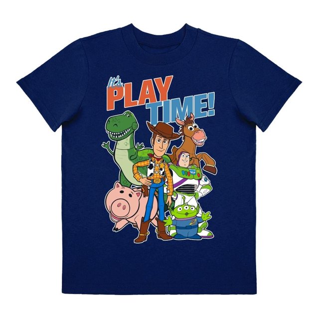 Playera Para Niño Disney Toy Story Cuello Redondo Manga Corta Talla 6 Azul Marino