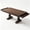 Walnut, variant on Farmhouse Wood Dining Table with 2 Large Drawers, Heavy Duty Steel Frame, Seats 6-8 for Dining Room, Kitchen and Home Office,Vintage Gray